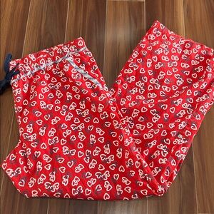Large Old Navy 100% cotton heart print pajama pants